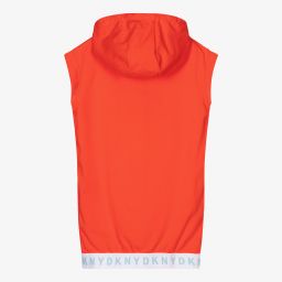 DKNY-Teen Girls Orange Cotton Dress | Childrensalon Outlet