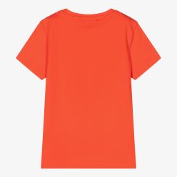 DKNY-Teen Girls Orange Logo T-Shirt | Childrensalon Outlet