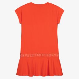DKNY-Teen Girls Orange Peplum Dress | Childrensalon Outlet