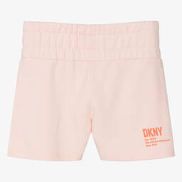 DKNY-Teen Girls Pink Cotton Shorts | Childrensalon Outlet