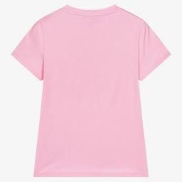 DKNY-Teen Girls Pink Logo T-Shirt | Childrensalon Outlet