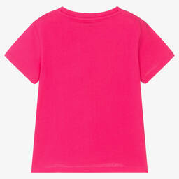 DKNY-Teen Girls Pink New York Logo T-Shirt | Childrensalon Outlet