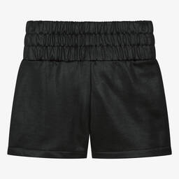DKNY-Teen Girls Shimmery Black Jersey Shorts | Childrensalon Outlet