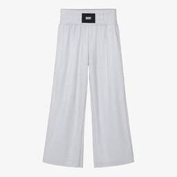 DKNY-Teen Girls Silver Plissé Trousers | Childrensalon Outlet