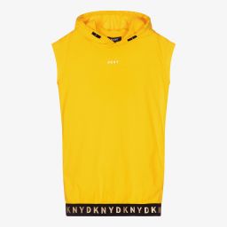 DKNY-Teen Girls Yellow Cotton Dress | Childrensalon Outlet