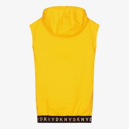 DKNY-Teen Girls Yellow Cotton Dress | Childrensalon Outlet