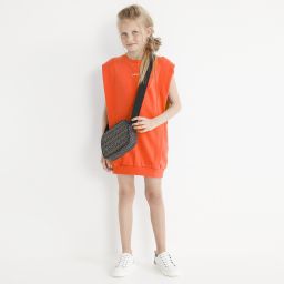 DKNY-Оранжевое хлопковое платье для подростков | Childrensalon Outlet