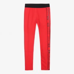DKNY-Teen Red Logo Leggings | Childrensalon Outlet