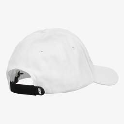 DKNY-Teen White Cotton Twill Cap | Childrensalon Outlet