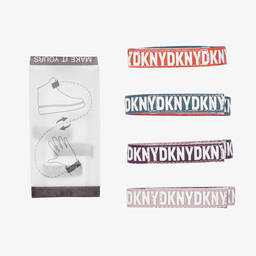 DKNY-Высокие белые кожаные кроссовки | Childrensalon Outlet