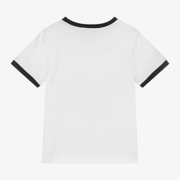 DKNY-White Cotton NYC T-Shirt | Childrensalon Outlet