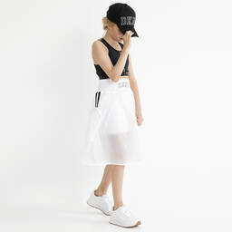 DKNY-White Parachute Nylon Skirt | Childrensalon Outlet