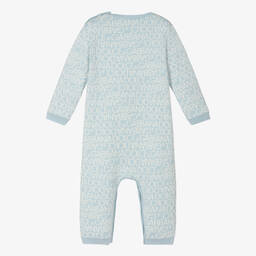 Dolce & Gabbana-Голубой трикотажный ромпер | Childrensalon Outlet