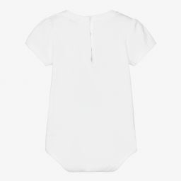 Dolce & Gabbana-Baby Girls DG Logo Bodyvest  | Childrensalon Outlet