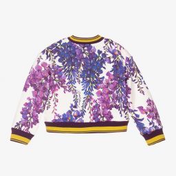 Dolce & Gabbana-Baby Wisteria Bomber Jacket | Childrensalon Outlet