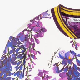 Dolce & Gabbana-Baby Wisteria Bomber Jacket | Childrensalon Outlet
