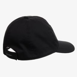 Dolce & Gabbana-Black Crystal DG Logo Cap | Childrensalon Outlet