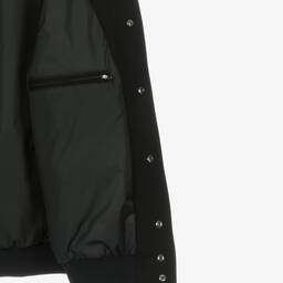 Dolce & Gabbana-Черная куртка-бомбер DG Vibe Milano | Childrensalon Outlet