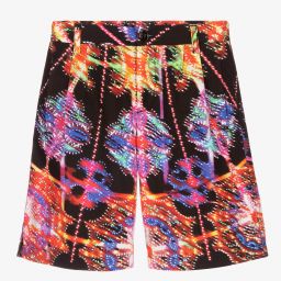Dolce & Gabbana-Black Illumination Shorts | Childrensalon Outlet