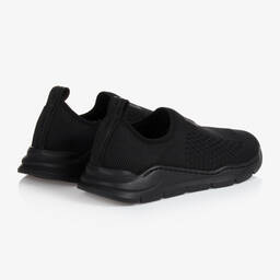 Dolce & Gabbana-Black Logo Sock Trainers | Childrensalon Outlet