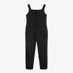 Dolce & Gabbana-Черный габардиновый комбинезон | Childrensalon Outlet