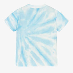 Dolce & Gabbana-تيشيرت أطفال ولادي قطن لون أزرق | Childrensalon Outlet