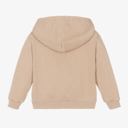 Dolce & Gabbana-توب بسحاب أطفال ولادي قطن لون بيج | Childrensalon Outlet