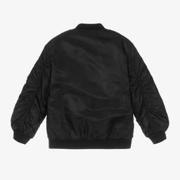  دولتشي آند غابانا-جاكيت بومبر لون أسود للأولاد | Childrensalon Outlet