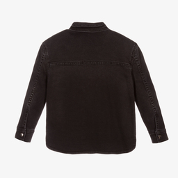 Dolce & Gabbana-Boys Black Denim Jacket | Childrensalon Outlet