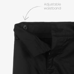 Dolce & Gabbana-Boys Black Gabardine Trousers | Childrensalon Outlet