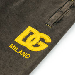 Dolce & Gabbana-Boys Black Jersey Trousers | Childrensalon Outlet