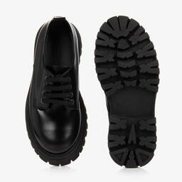 Dolce & Gabbana-Черные туфли на шнуровке для мальчиков | Childrensalon Outlet