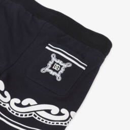 Dolce & Gabbana-Boys Blue Bandana Cotton Shorts | Childrensalon Outlet