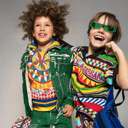 Dolce & Gabbana-Разноцветная худи для мальчиков | Childrensalon Outlet