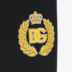 Dolce & Gabbana-Boys Blue Cotton Joggers | Childrensalon Outlet