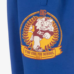 دولتشي آند غابانا-جوغرز قطن جيرسي لون أزرق للأولاد | Childrensalon Outlet