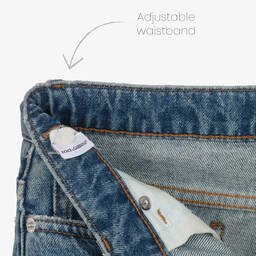 Dolce & Gabbana-Boys Blue Denim Jeans | Childrensalon Outlet