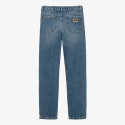 Dolce & Gabbana-Boys Blue Denim Jeans | Childrensalon Outlet