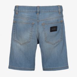 Dolce & Gabbana-Синие джинсовые шорты для мальчиков | Childrensalon Outlet