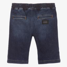 Dolce & Gabbana-Boys Blue Denim Shorts | Childrensalon Outlet