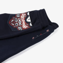 Dolce & Gabbana-بنطلون رياضي قطن جيرسي لون كحلي للاولاد | Childrensalon Outlet