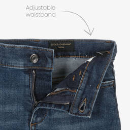 Dolce & Gabbana-Boys Blue Slim Fit Denim Jeans | Childrensalon Outlet
