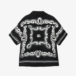 Dolce & Gabbana-Boys Bold Bandana Print Shirt | Childrensalon Outlet