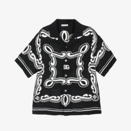 Dolce & Gabbana-Boys Bold Bandana Print Shirt | Childrensalon Outlet