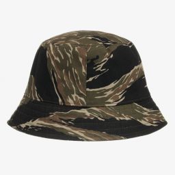 Dolce & Gabbana-Boys Camouflage Bucket Hat | Childrensalon Outlet