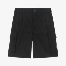 Dolce & Gabbana-Boys Charcoal Adventure Cotton Shorts | Childrensalon Outlet