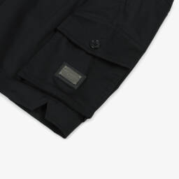 Dolce & Gabbana-Boys Charcoal Adventure Cotton Shorts | Childrensalon Outlet