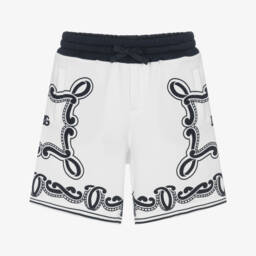 Dolce & Gabbana-شورت قطن بنقشة باندانا للأولاد | Childrensalon Outlet