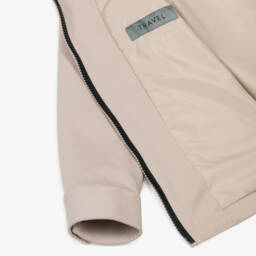 Dolce & Gabbana-Boys Cotton Beige Zip Jacket | Childrensalon Outlet