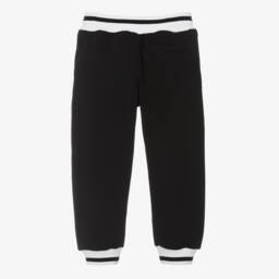 Dolce & Gabbana-بنطلون رياضي فارسيتي قطن لون أسود للأولاد | Childrensalon Outlet